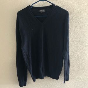 Men’s Express Navy V-Neck Sweater